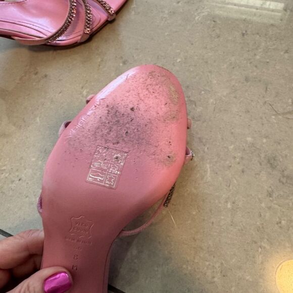 Via Spiga Italian Shoes Pink Bling - Picture 6 of 6